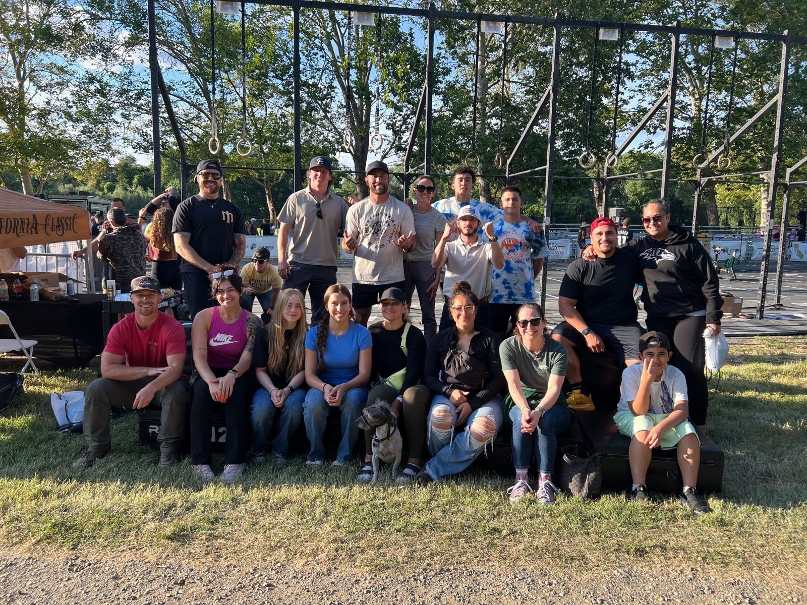 Iron Mile community at an outdoor event